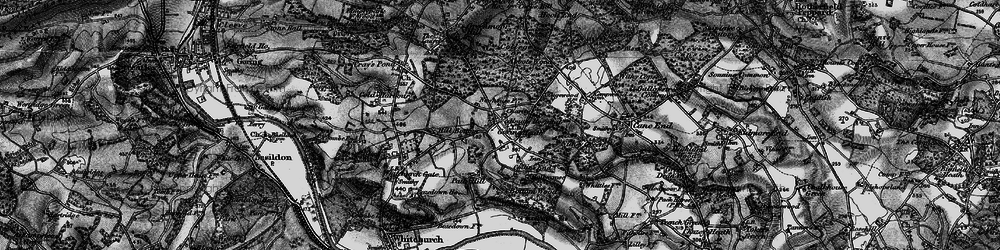 Old map of Goring Heath in 1895