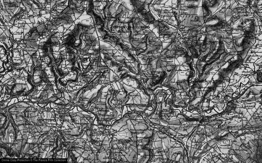 Old Map of Gorrig, 1898 in 1898