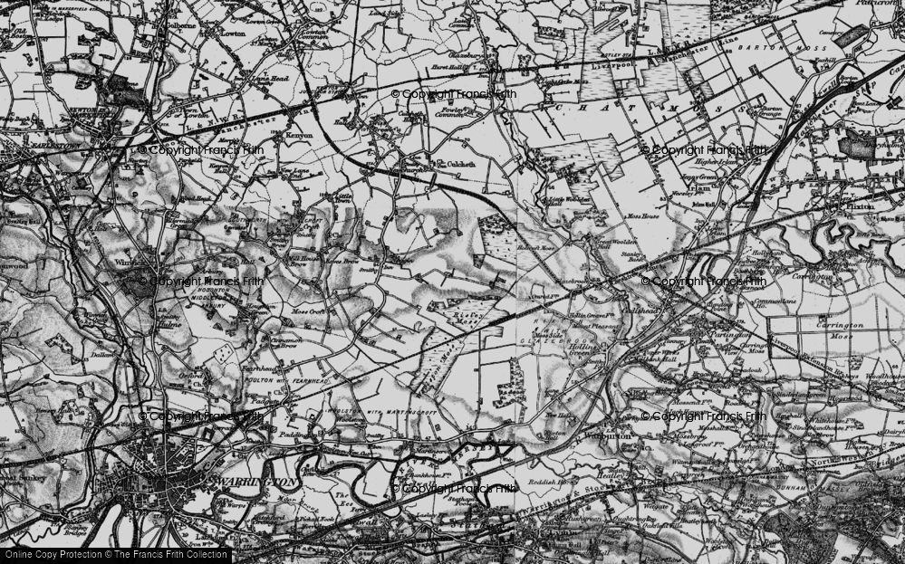 Old Map of Gorse Covert, 1896 in 1896