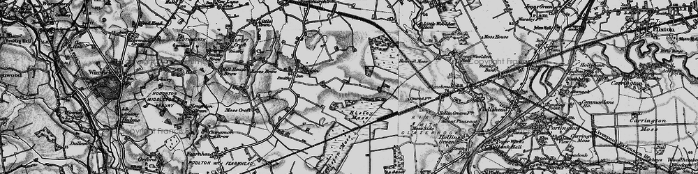 Old map of Gorse Covert in 1896