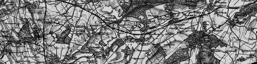 Old map of Birklands in 1899