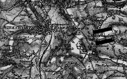 Old map of Gorseybank in 1895