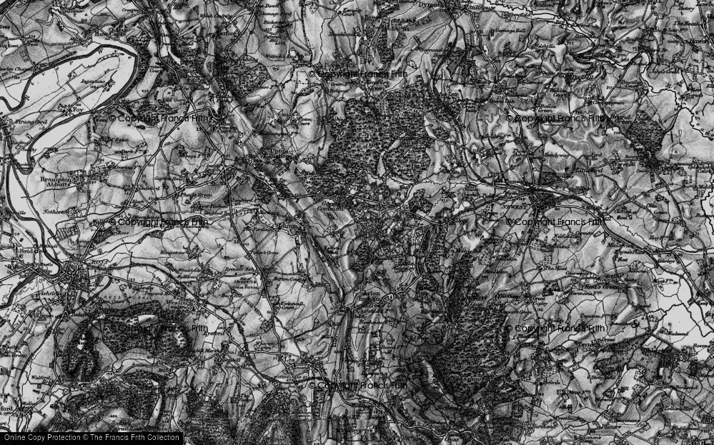 Old Map of Gorsley Common, 1896 in 1896