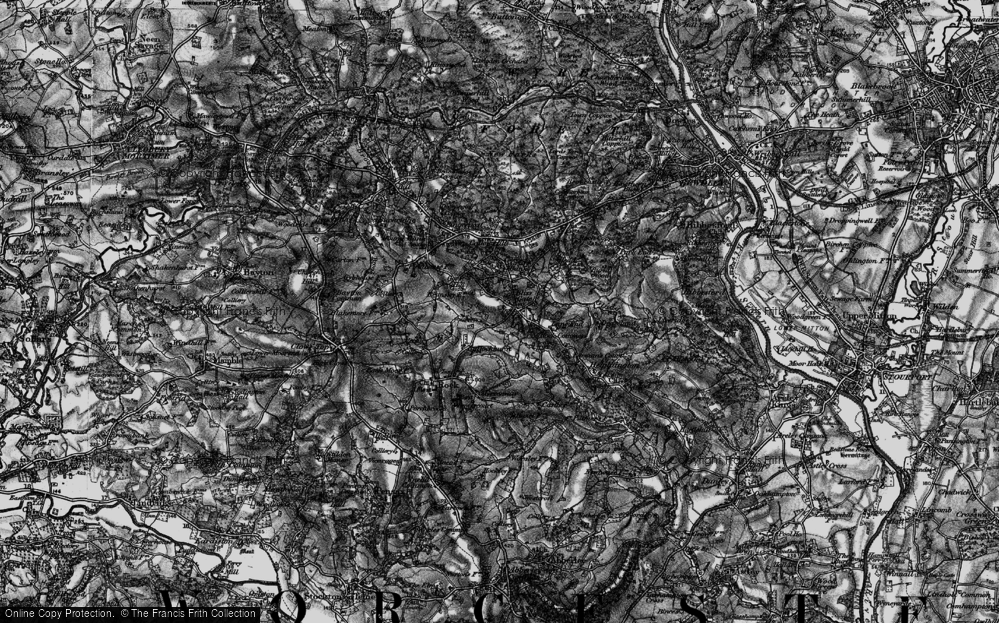 Old Map of Gorst Hill, 1898 in 1898