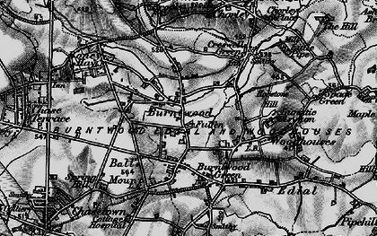 Old map of Gorstey Ley in 1898