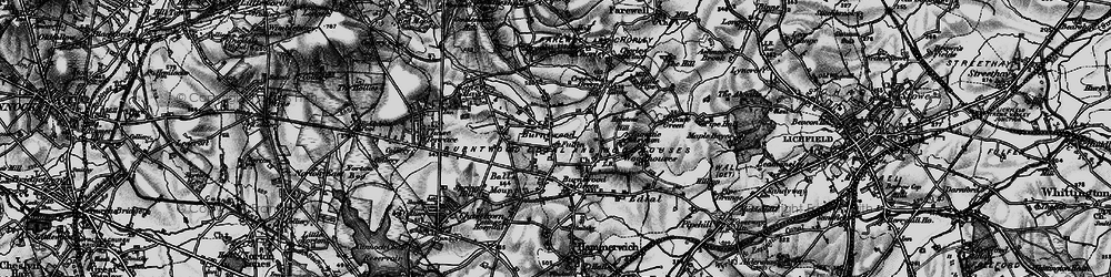 Old map of Gorstey Ley in 1898