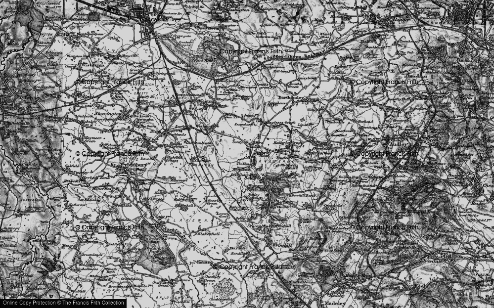 Old Map of Gorstyhill, 1897 in 1897