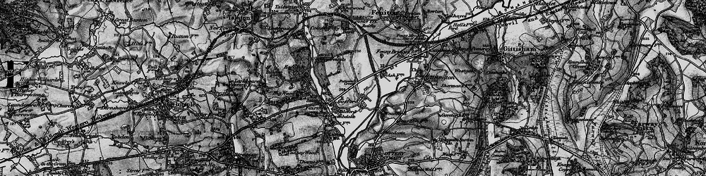 Old map of Gosford in 1898