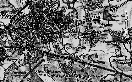 Old map of Gosford Green in 1899