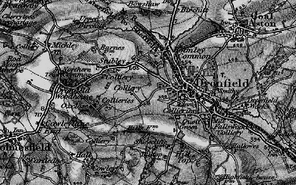 Old map of Gosforth Valley in 1896