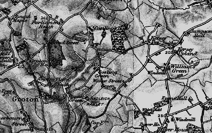 Old map of Gosling Green in 1896
