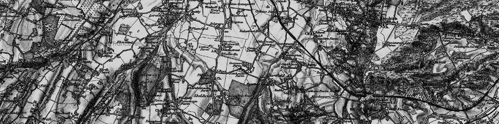 Old map of Gosmere in 1895