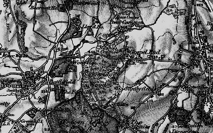 Old map of Gospel End Village in 1899