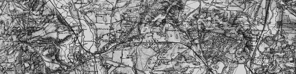 Old map of Gosport in 1895