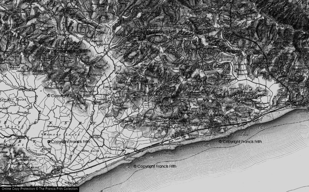 Old Map of Gotham, 1895 in 1895