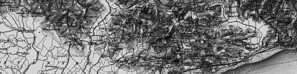 Old map of Gotham in 1895