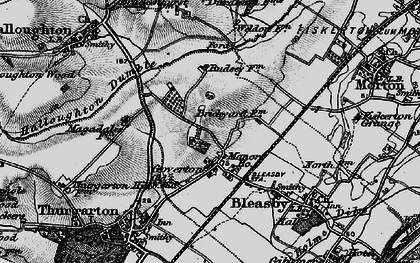 Old map of Goverton in 1899