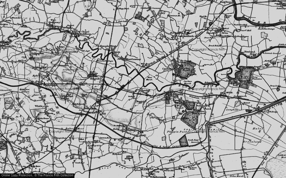 Old Map of Gowdall, 1895 in 1895