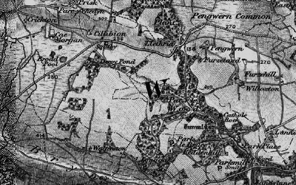 Old map of Gower in 1897