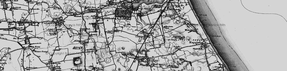 Old map of Goxhill in 1897