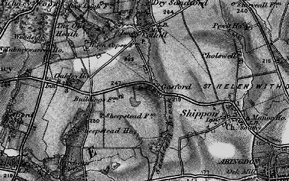 Old map of Sheepstead Folly in 1895