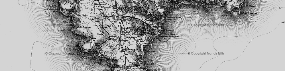 Old map of Grade in 1895
