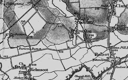 Old map of Grafton in 1896