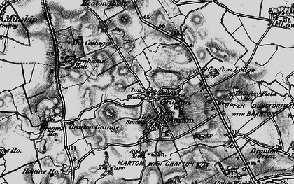 Old map of Brickfield Ho in 1898