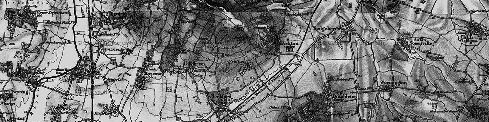 Old map of Grafton in 1898