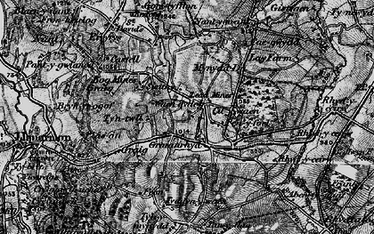 Old map of Tyddyn Waen in 1897