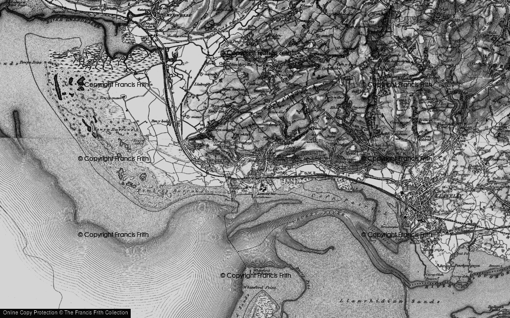 Old Map of Graig, 1896 in 1896