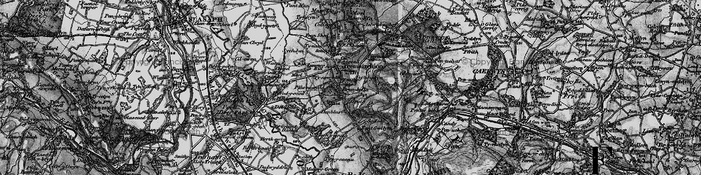 Old map of Bâch-y-graig in 1897