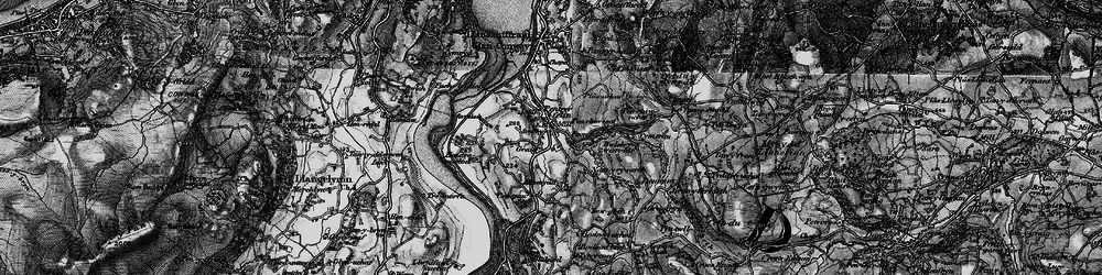 Old map of Erw Goch in 1899