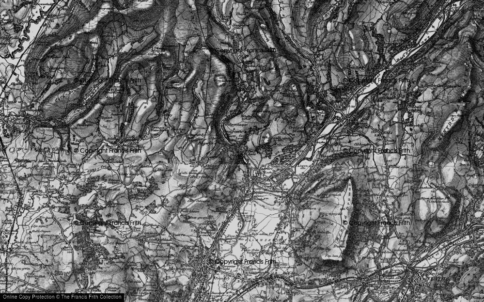 Old Map of Graig Felen, 1897 in 1897