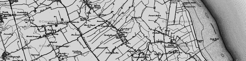 Old map of Grainthorpe in 1899