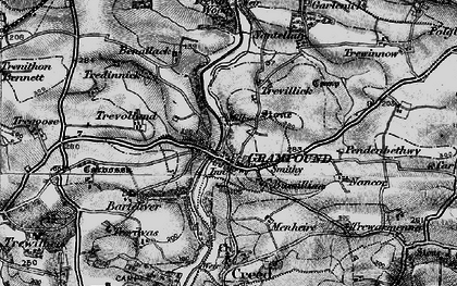 Old map of Bossillian in 1895