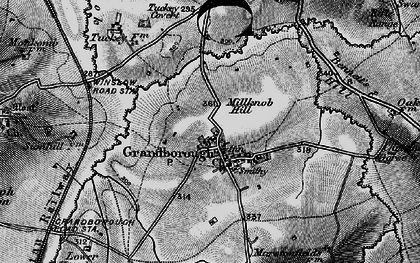 Old map of Granborough in 1896