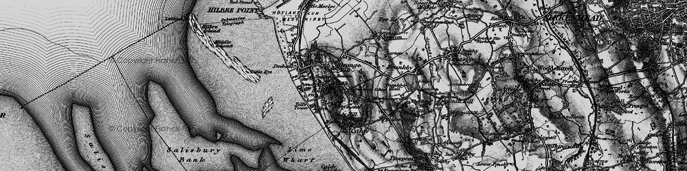 Old map of Grange in 1896