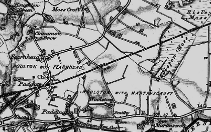 Old map of Grange in 1896