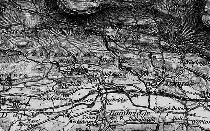 Old map of Whitfield Fell in 1897