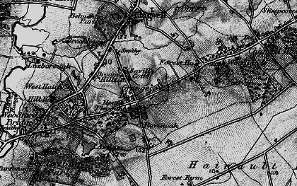 Old map of Grange Hill in 1896