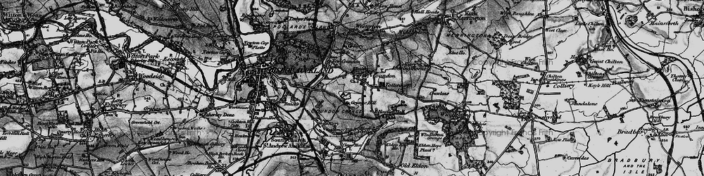 Old map of Grange Hill in 1897