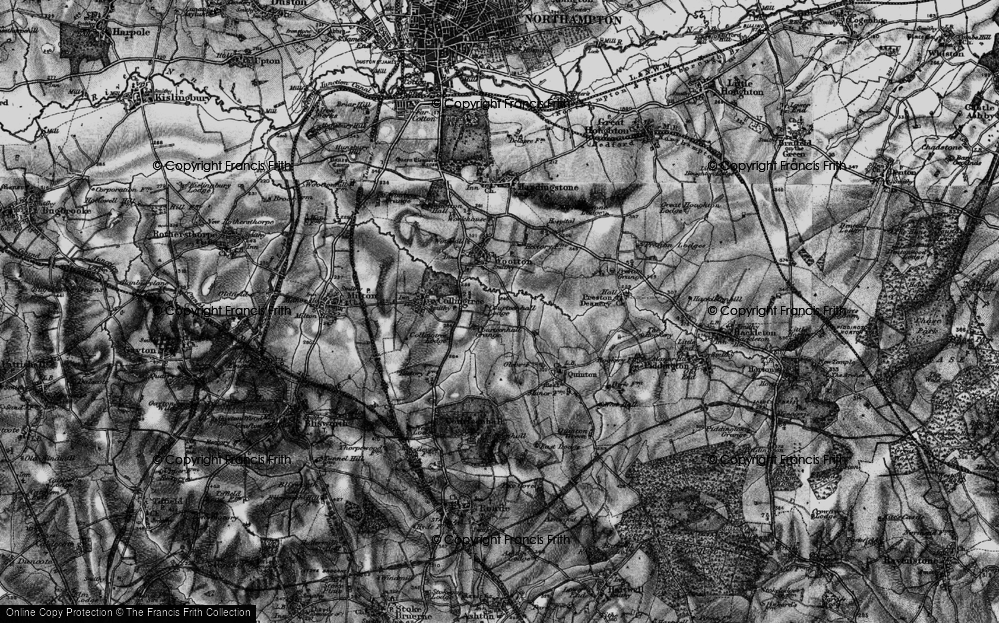 Old Map of Grange Park, 1898 in 1898