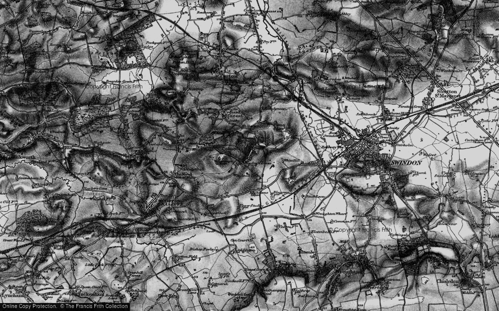 Old Map of Grange Park, 1898 in 1898