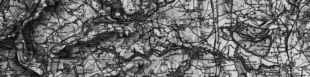 Old map of Grange Villa in 1898