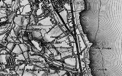 Old map of Grangetown in 1898