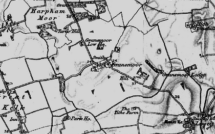 Old map of Gransmoor in 1897