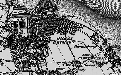 Old map of Grant Thorold in 1895