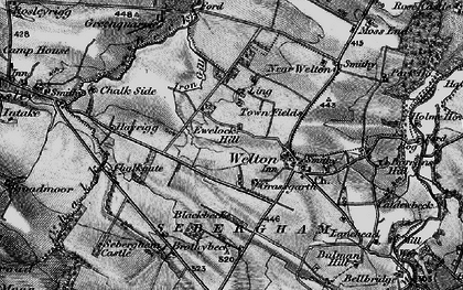 Old map of Grassgarth in 1897