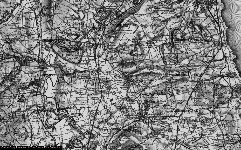 Old Map of Grasswell, 1898 in 1898